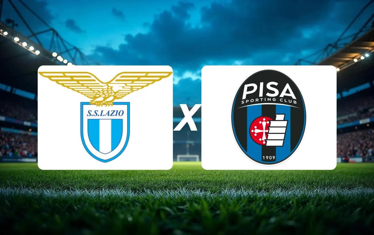 Lazio x Pisa na Série A