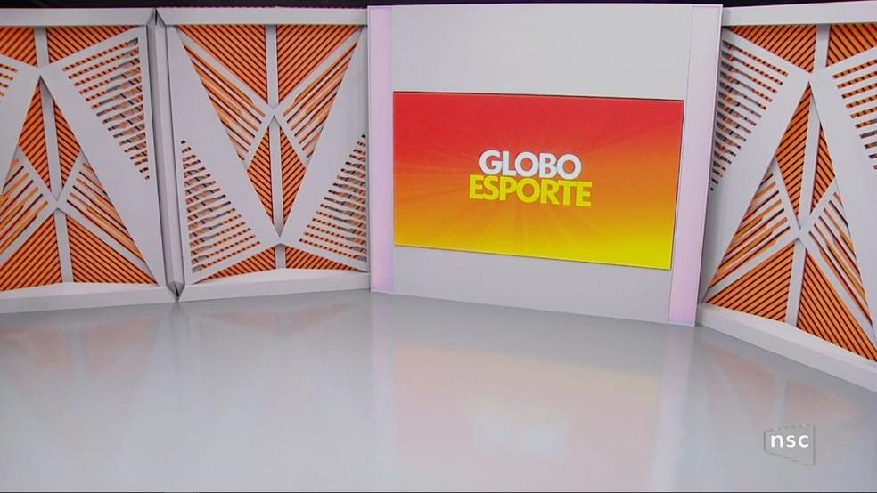Novo estúdio do Globo Esporte SC
