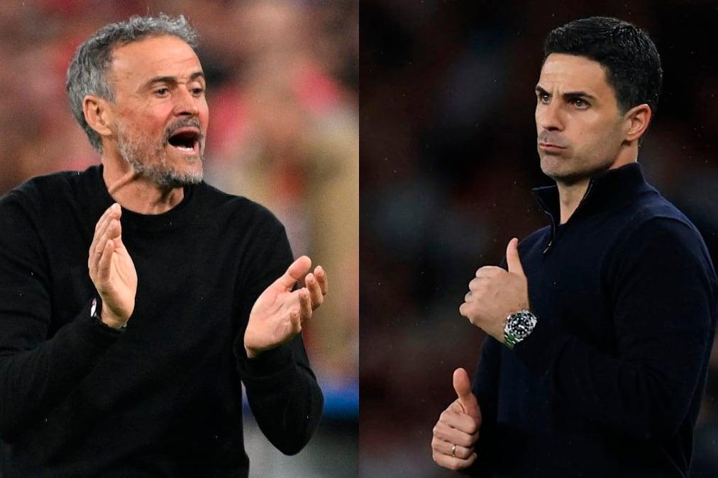 Luis Enrique-Mikel Arteta.