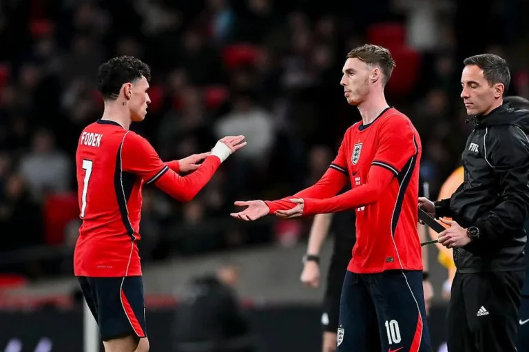 A Inglaterra pode ficar sem Foden e Palmer na Copa do Mundo de 2026