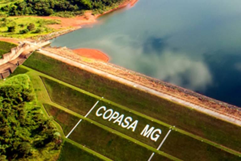 Represa da Copasa em Minas Gerais.