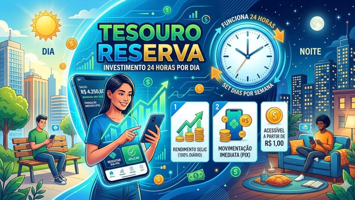 Tesouro Reserva é menos vantajoso em períodos curtos