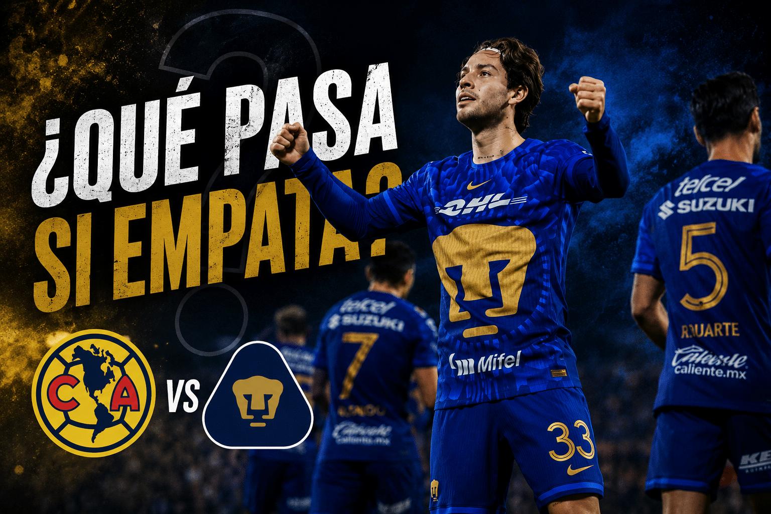 Pumas e América, duelo emocionante na Liga MX