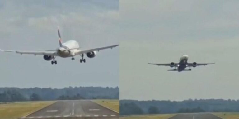 Rajadas de Vento de Quase 70 km/h Balancam Aviões em Chapecó (SC)