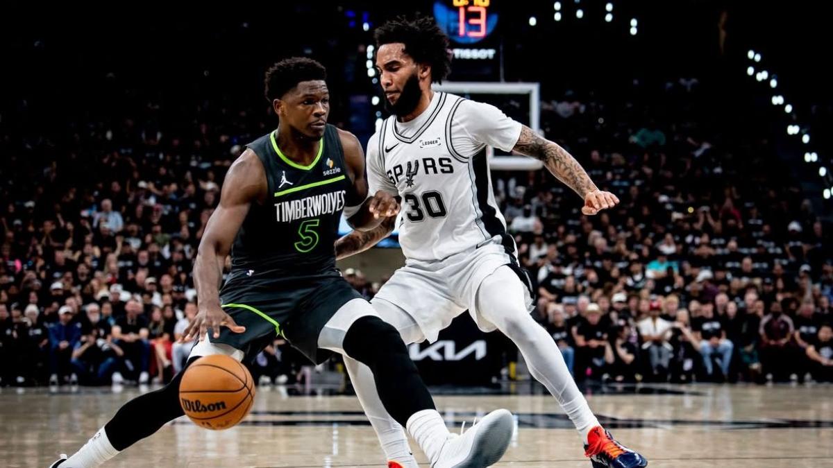 Minnesota Timberwolves recebe o San Antonio Spurs no Target Center