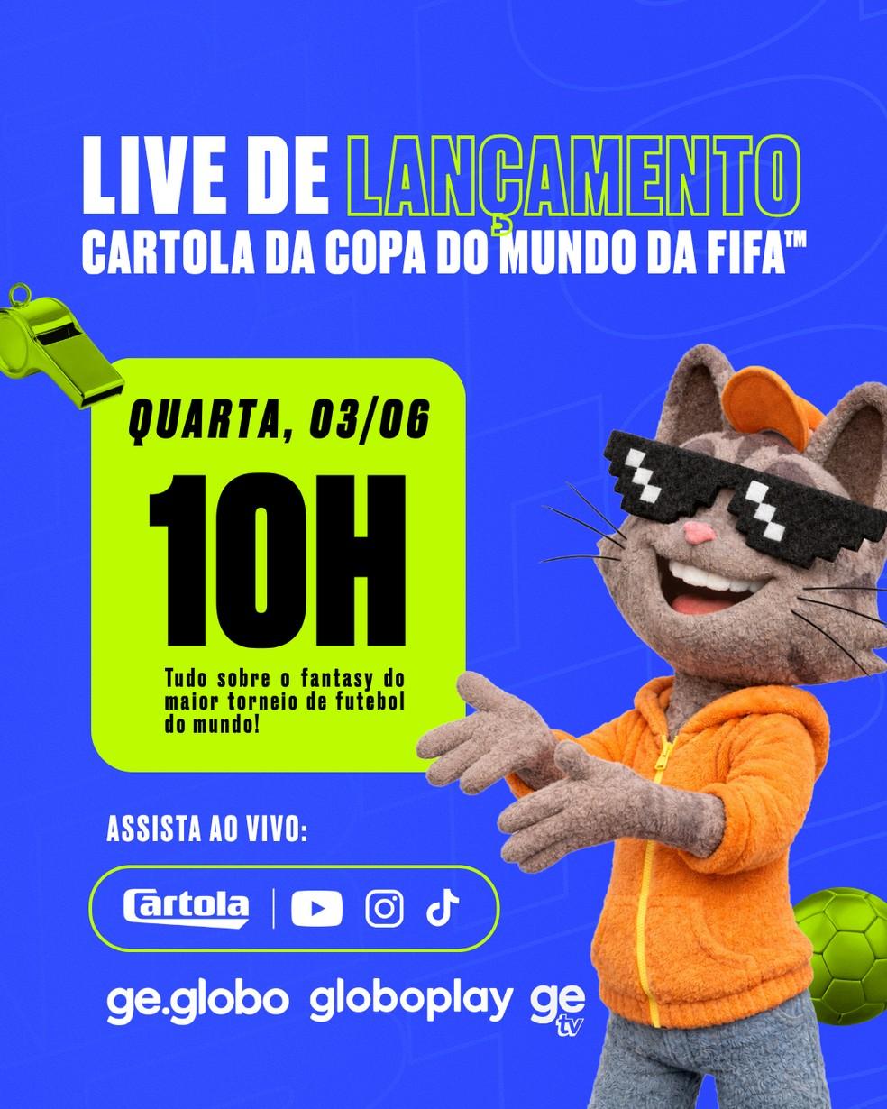 Cartola lança versão oficial do game para a Copa do Mundo 2026