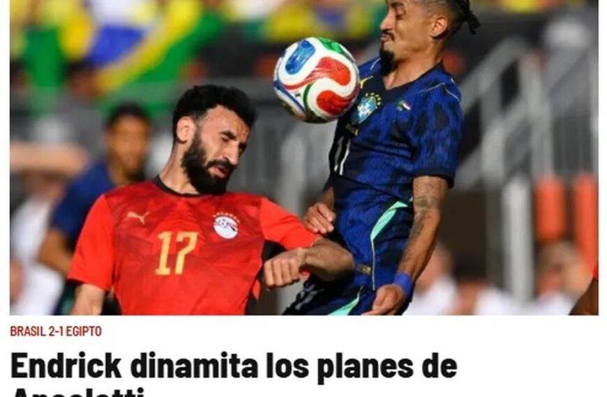 Endrick brilha em amistoso e garante vitória do Brasil sobre o Egito antes da Copa do Mundo