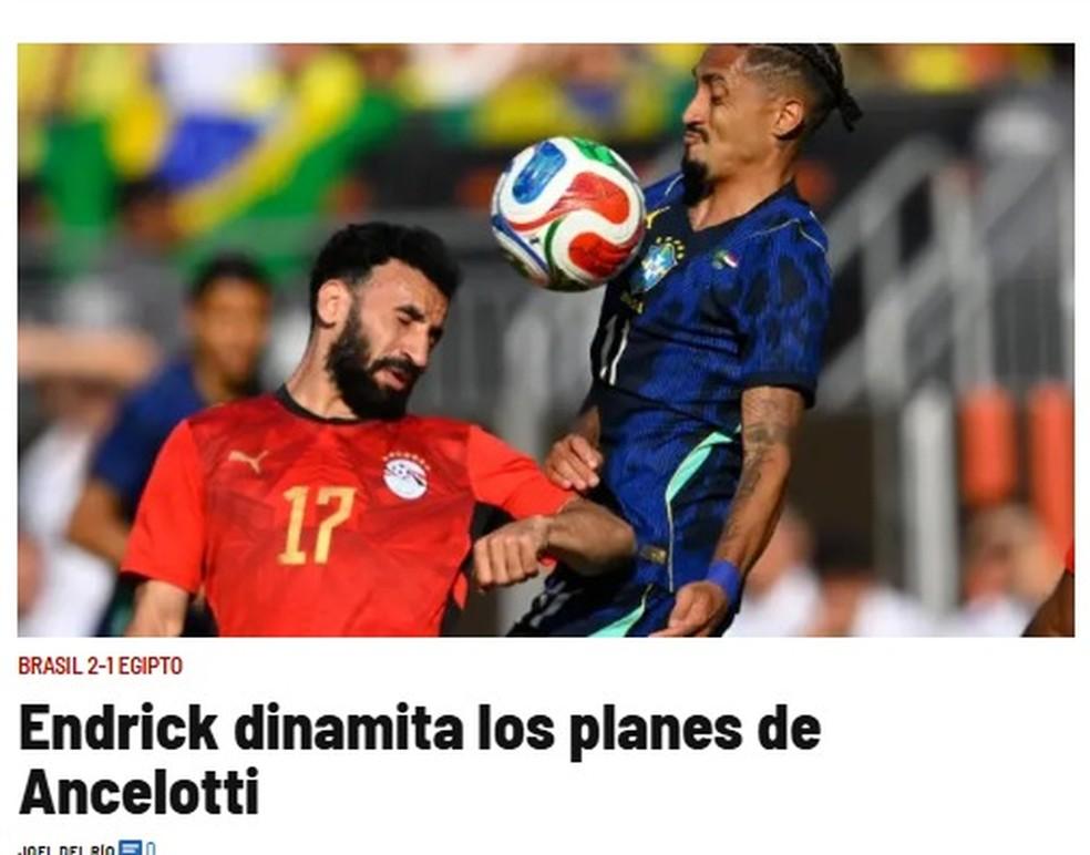 Endrick explode os planos de Ancelotti