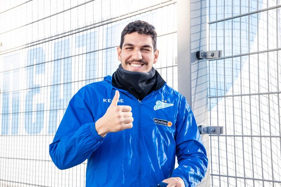 Nino em treino do Zenit