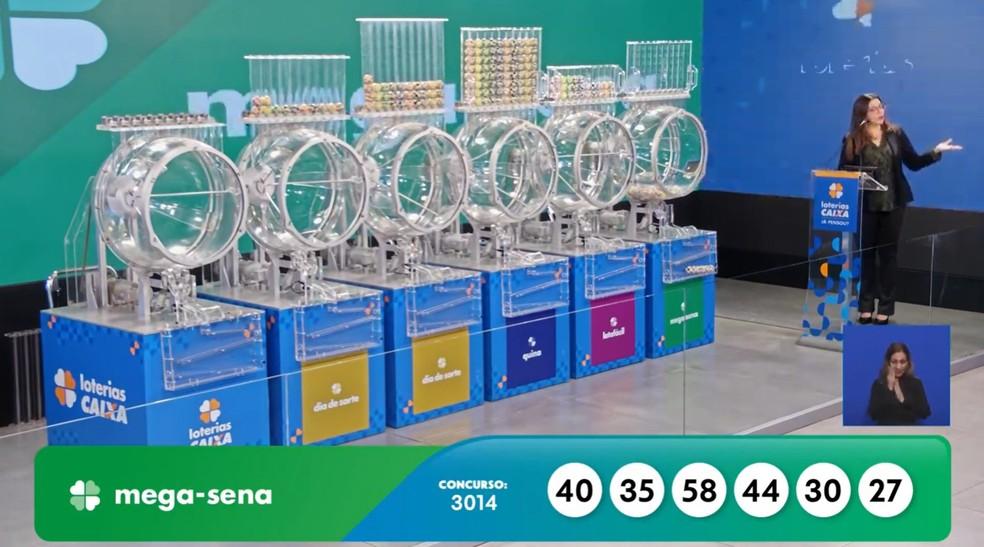 Resultado do concurso 3014 da Mega-Sena