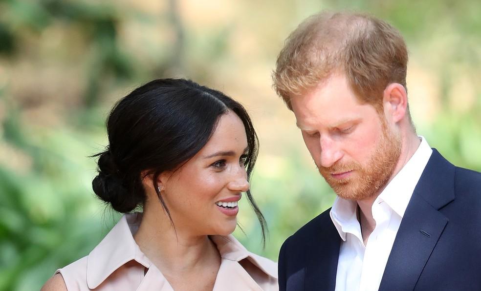 Harry e Meghan Markle quando faziam parte da Família Real