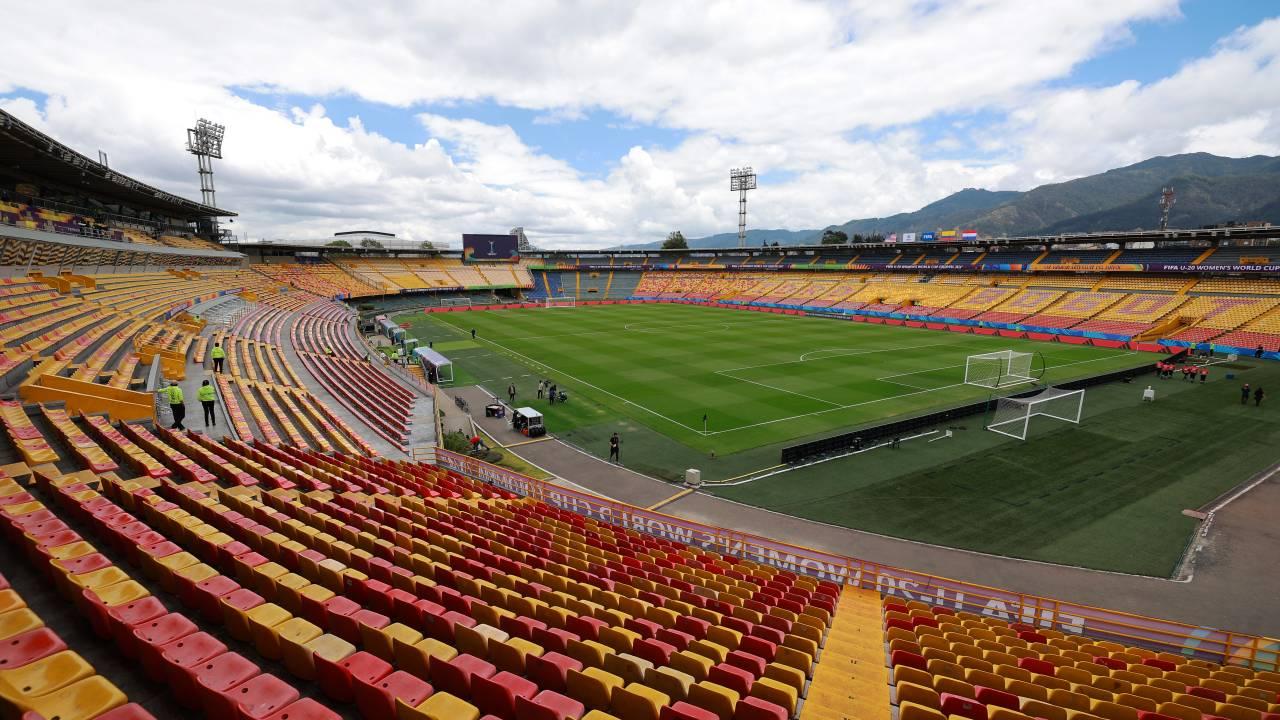 Estádio El Campin em Bogotá, palco do amistoso