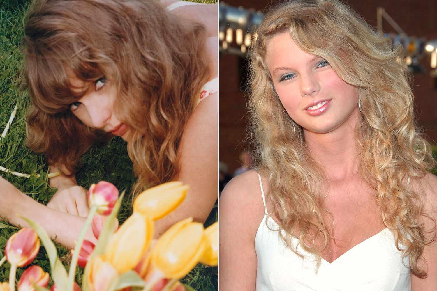 Taylor Swift durante os CMT Music Awards de 2006, representando o início de sua carreira em Nashville.