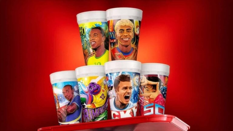 McDonald’s Lança Copos Colecionáveis Para a Copa do Mundo FIFA 2026