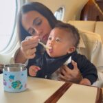 Carol Peixinho e seu filho Bento encantam seguidores em viagem de jatinho