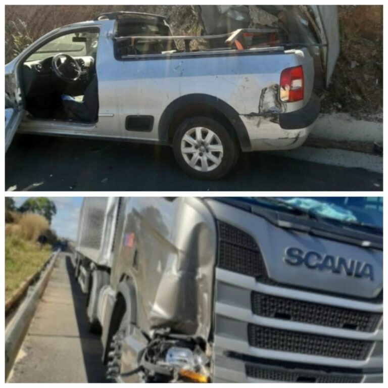 Tragédia na BR-135: Motorista morre atropelado ao abrir porta de caminhonete
