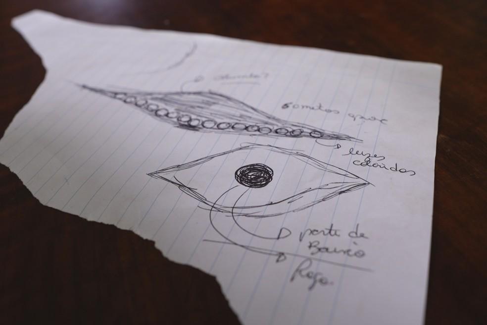 Mayk Leão desenhou o que viu.