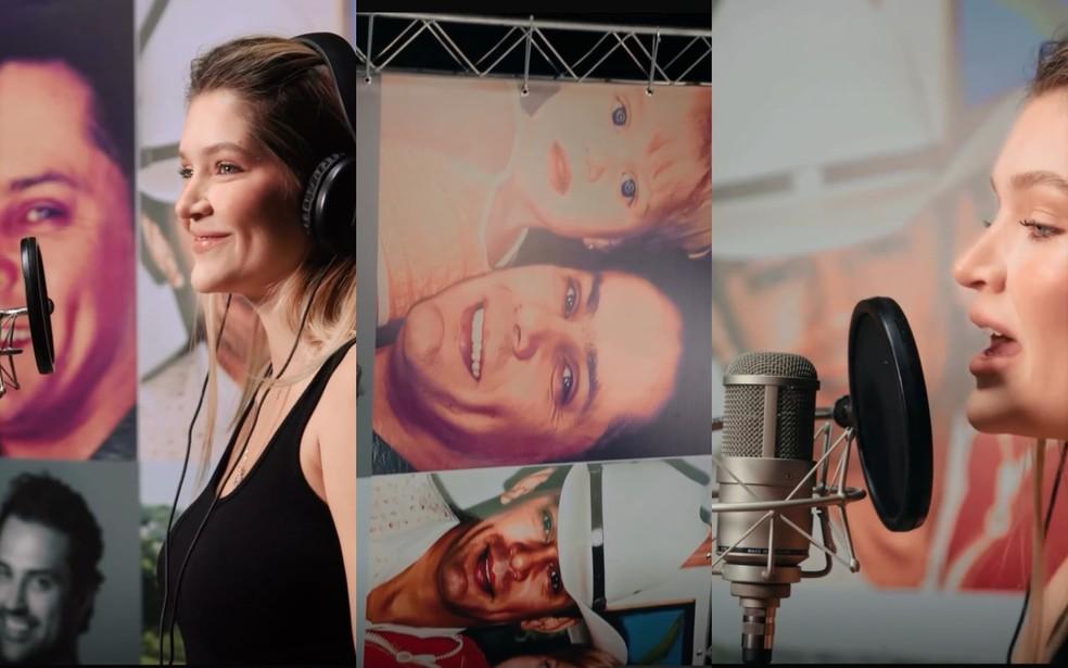 Filha de Leandro emociona fãs ao cantar música do pai