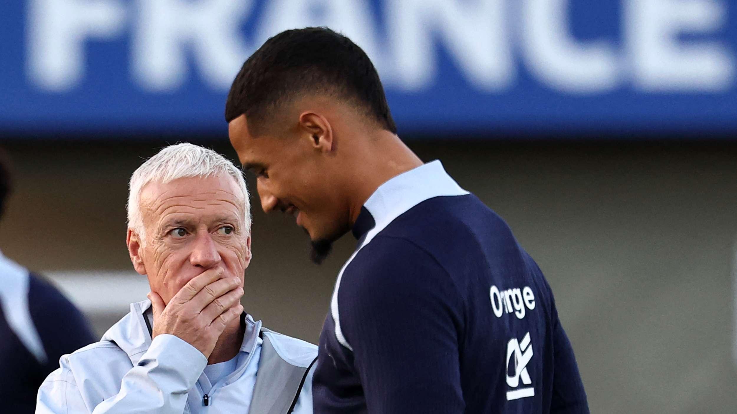 Treino da Seleção Francesa para a Copa do Mundo