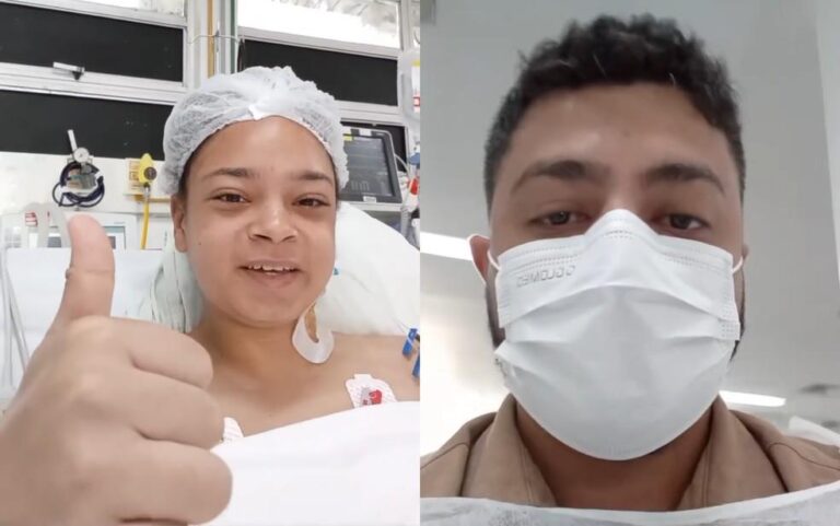 Jovem mordida por tubarão em Recife agradece médico que a salvou
