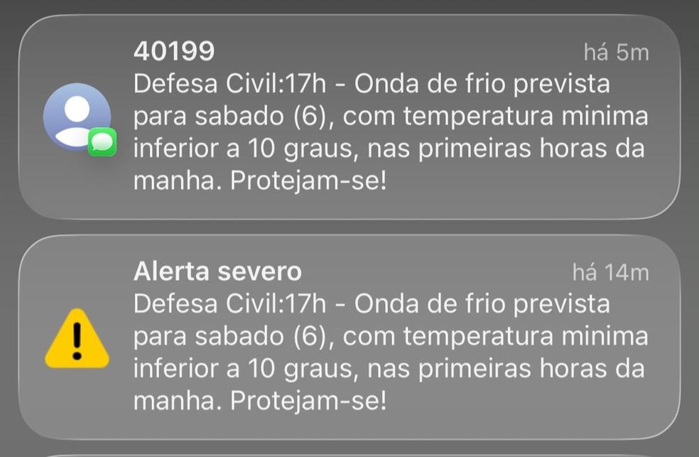 Defesa Civil de BH emite 'alerta severo' de onda de frio durante fim de semana