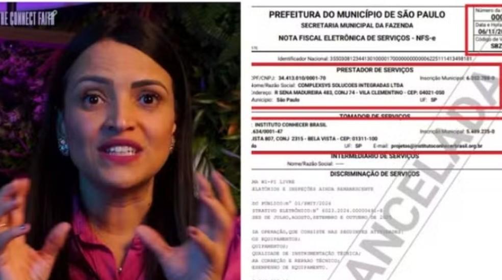 A empresária Karina Ferreira da Gama, dona da ONG Instituto Conhecer Brasil e da empresa que produz o filme sobre Jair Bolsonaro