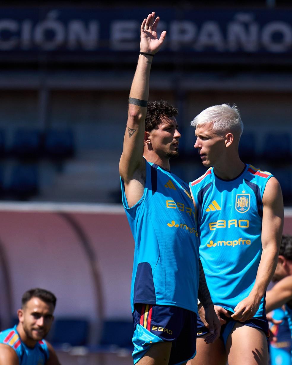 Espanha no último treino antes de viajar para a Copa do Mundo
