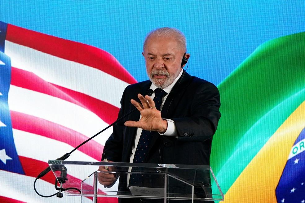 Presidente Lula fala sobre reunião na Casa Branca