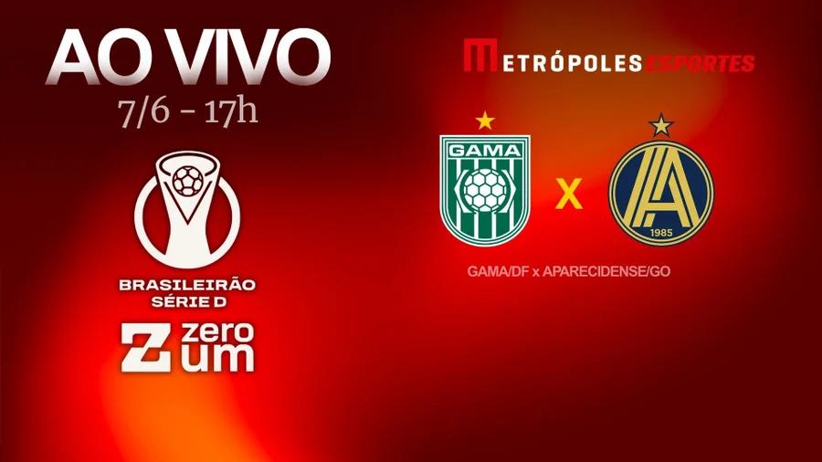 Gama-DF e Aparecidense-GO se enfrentam pela Série D ZeroUm.