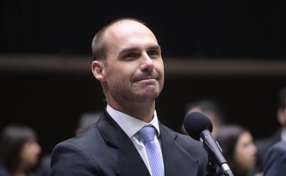 Eduardo Bolsonaro, ex-deputado federal e filho do ex-presidente Jair Bolsonaro