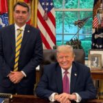 Flávio Bolsonaro tenta mudar narrativa após visita a Trump e críticas sobre tarifas
