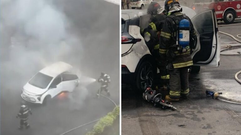 Carro Elétrico Explode em Concessionária de São José dos Campos