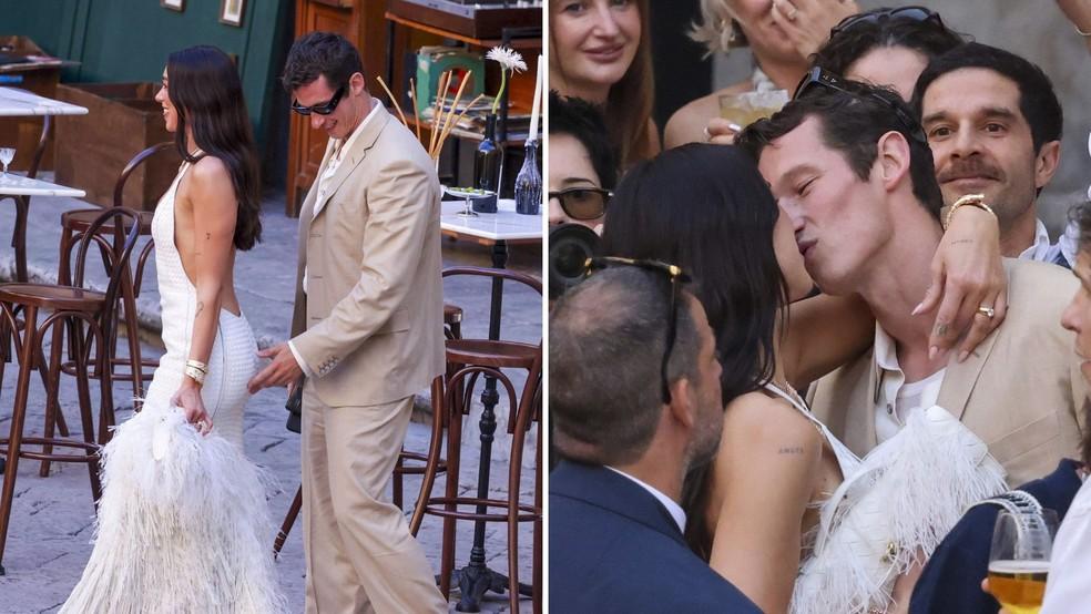 Dua Lipa e Callum Turner celebram o casamento na Itália