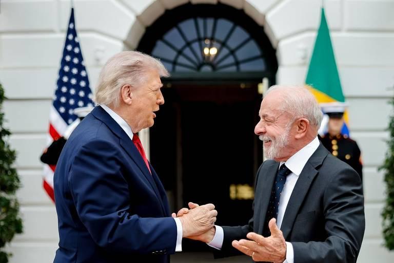 Lula e Trump na Casa Branca
