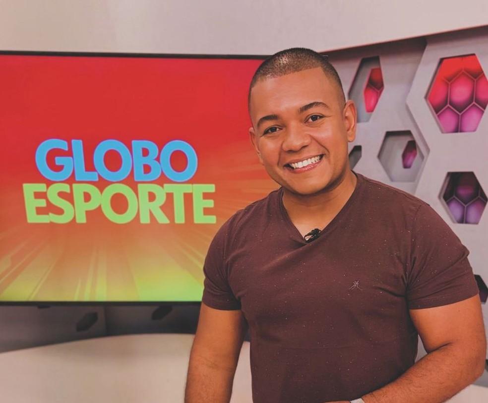 Cristiano Sacramento, apresentador do Globo Esporte PB