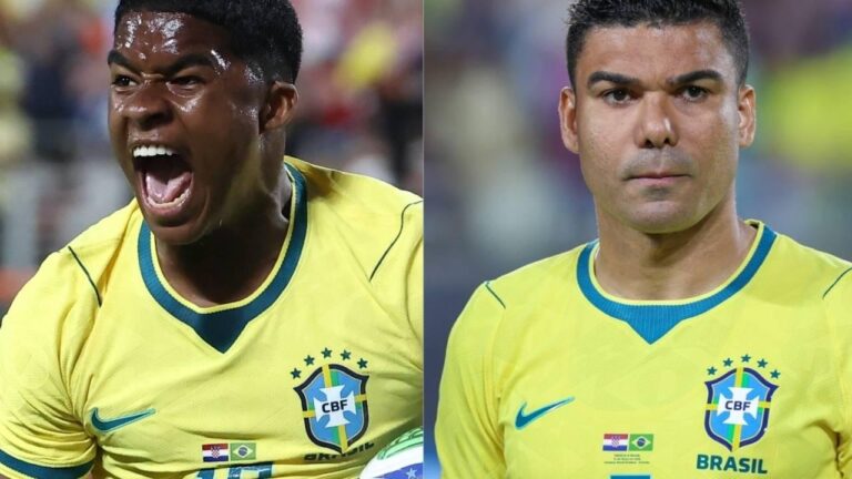 Casemiro e Endrick: A polêmica que agita os treinos da seleção brasileira