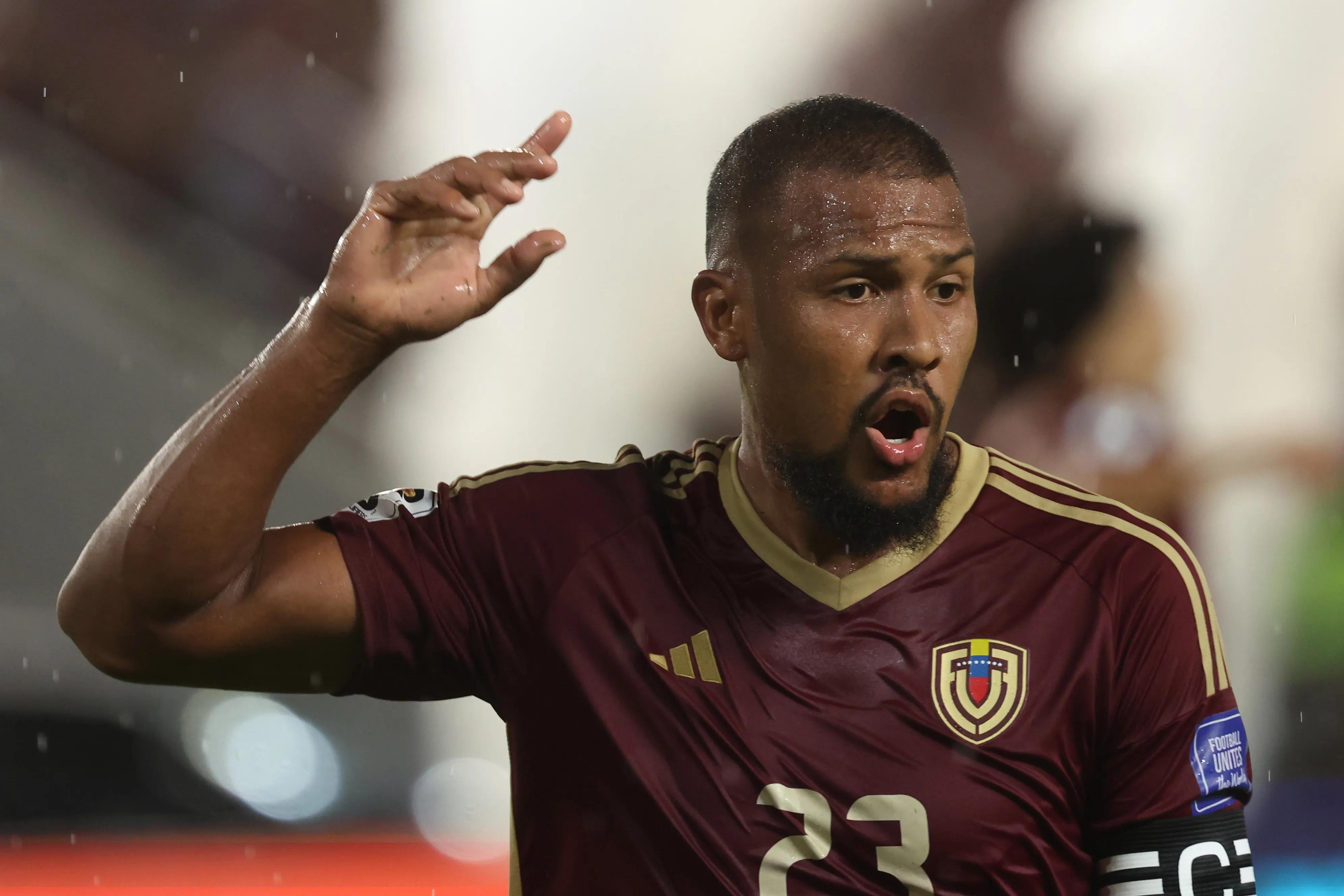 Salomón Rondón não foi incluído na convocatória de Venezuela.