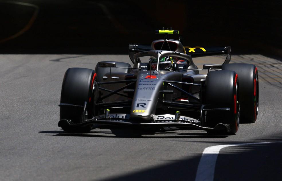 Gabriel Bortoleto no terceiro treino livre para o GP de Mônaco