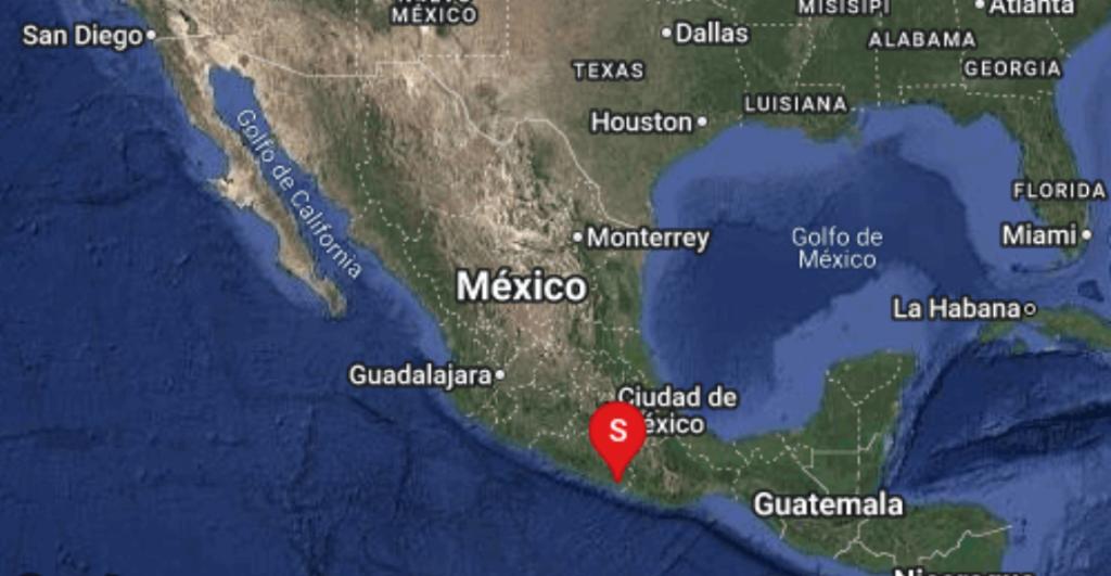Imagem de um tremor de terra em Guerrero