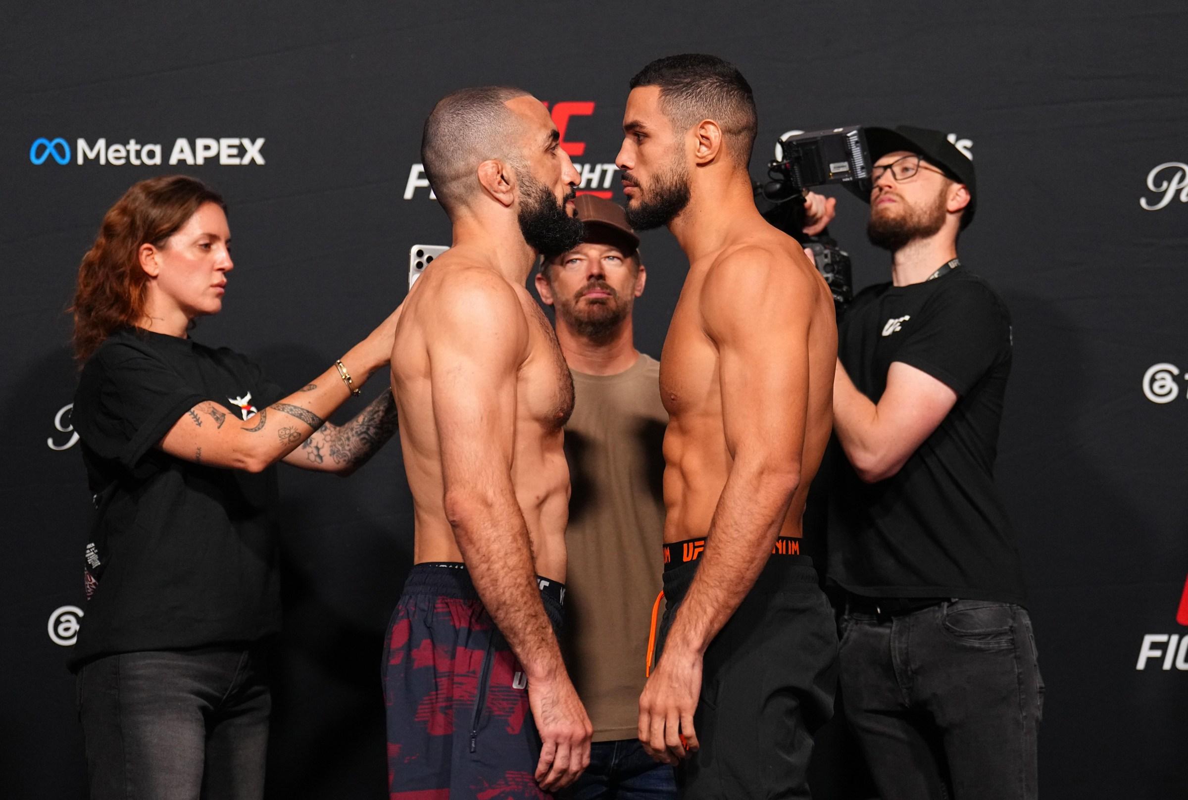 Weigh-in do UFC Fight Night entre Muhammad e Bonfim