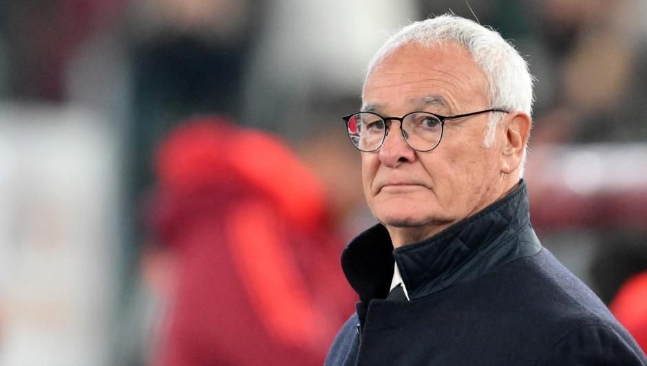 Claudio Ranieri durante um jogo da Serie A