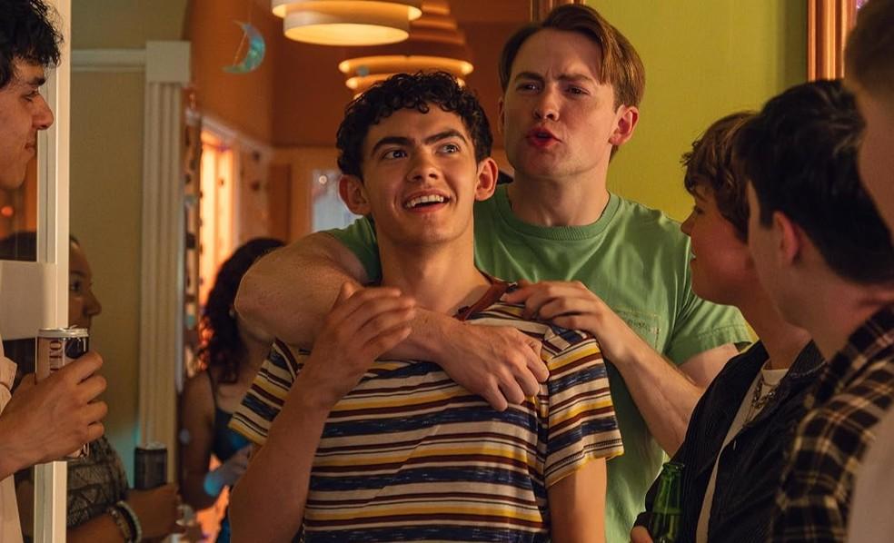 Joe Locke e Kit Connor em Heartstopper Para Sempre