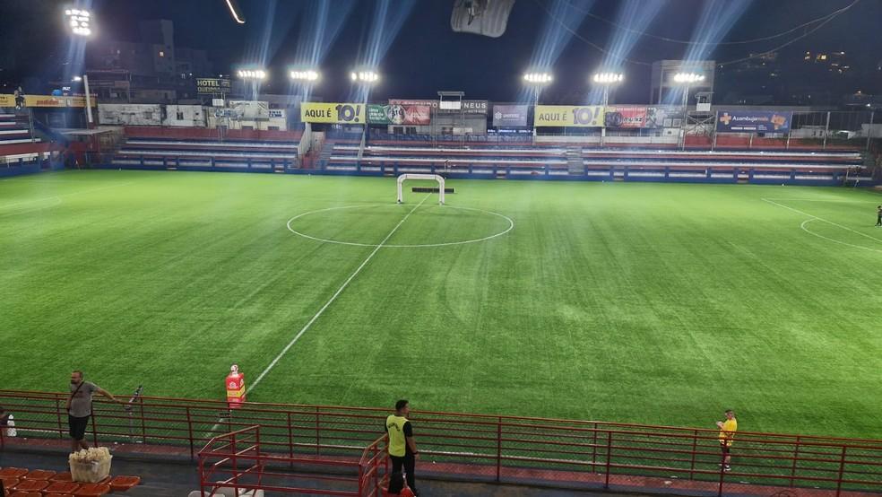 Arena Simon, casa do duelo Brusque x Figueirense