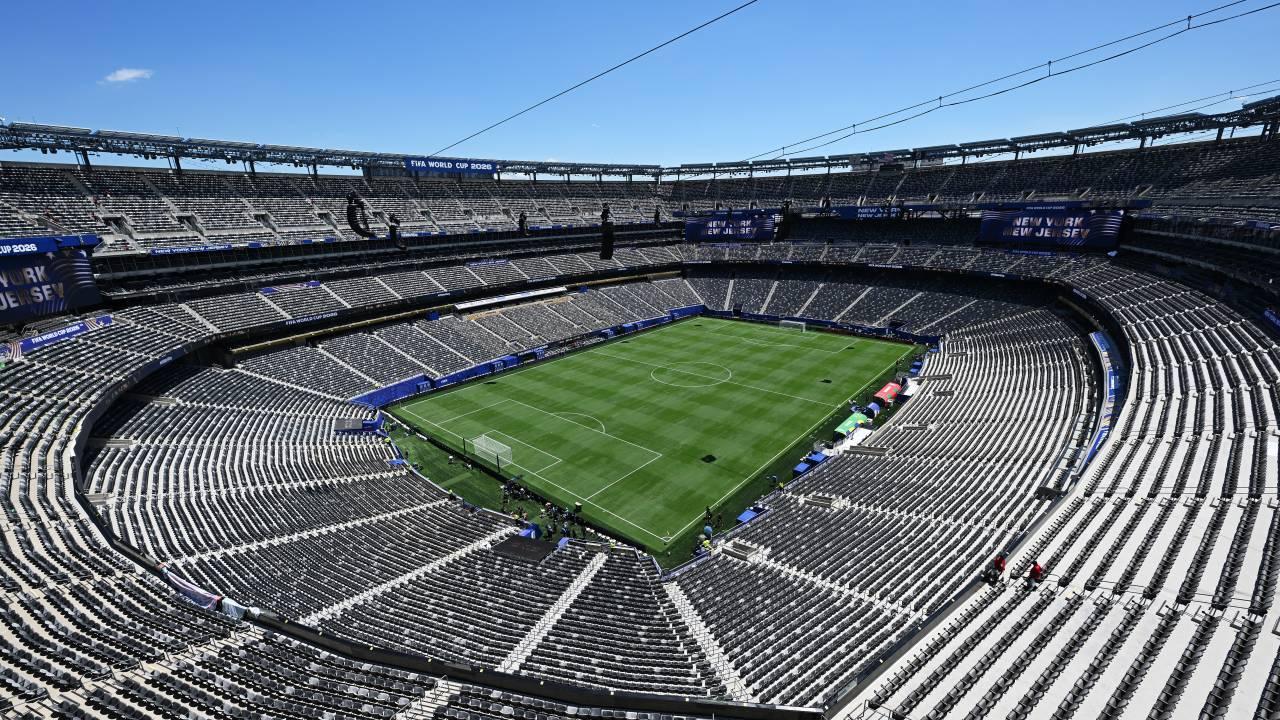 Visão geral do estádio antes do jogo Brasil x Noruega