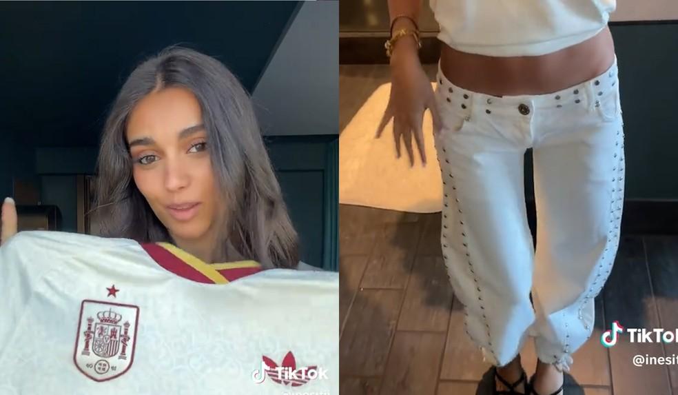 Inés García, namorada de Lamine Yamal, aposta em look estiloso para acompanhar duelo contra Portugal