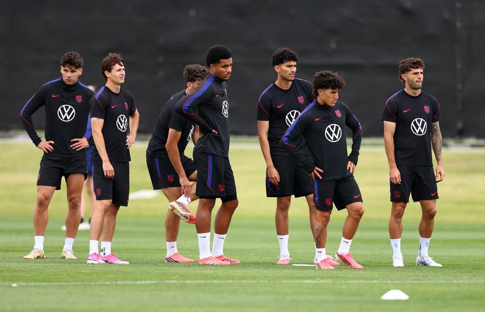 Treino da seleção dos Estados Unidos