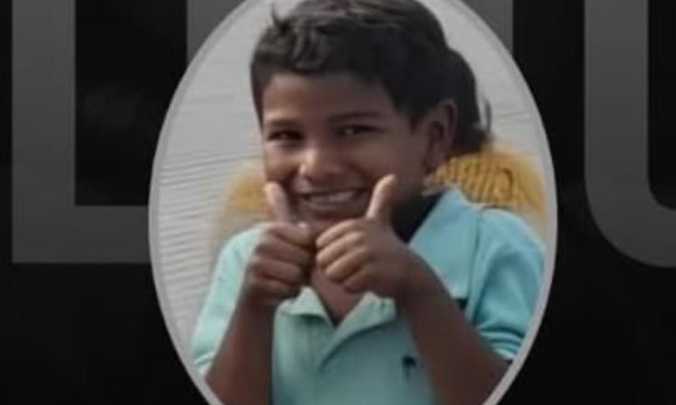Raelyson da Silva, de 6 anos.