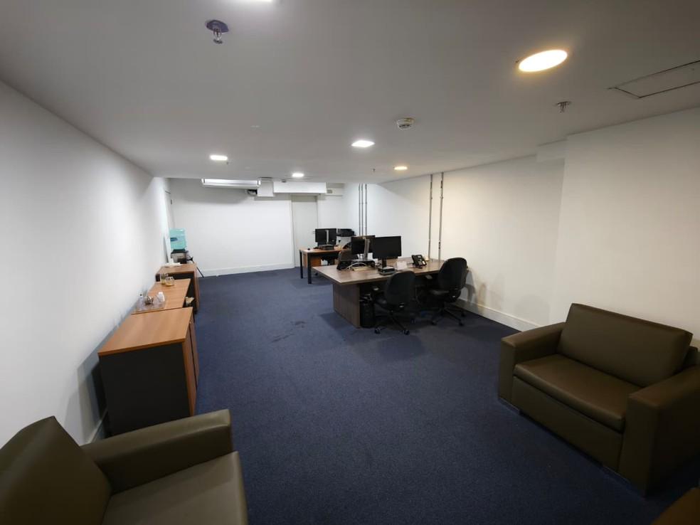 Sala de imprensa do plenário da Alerj