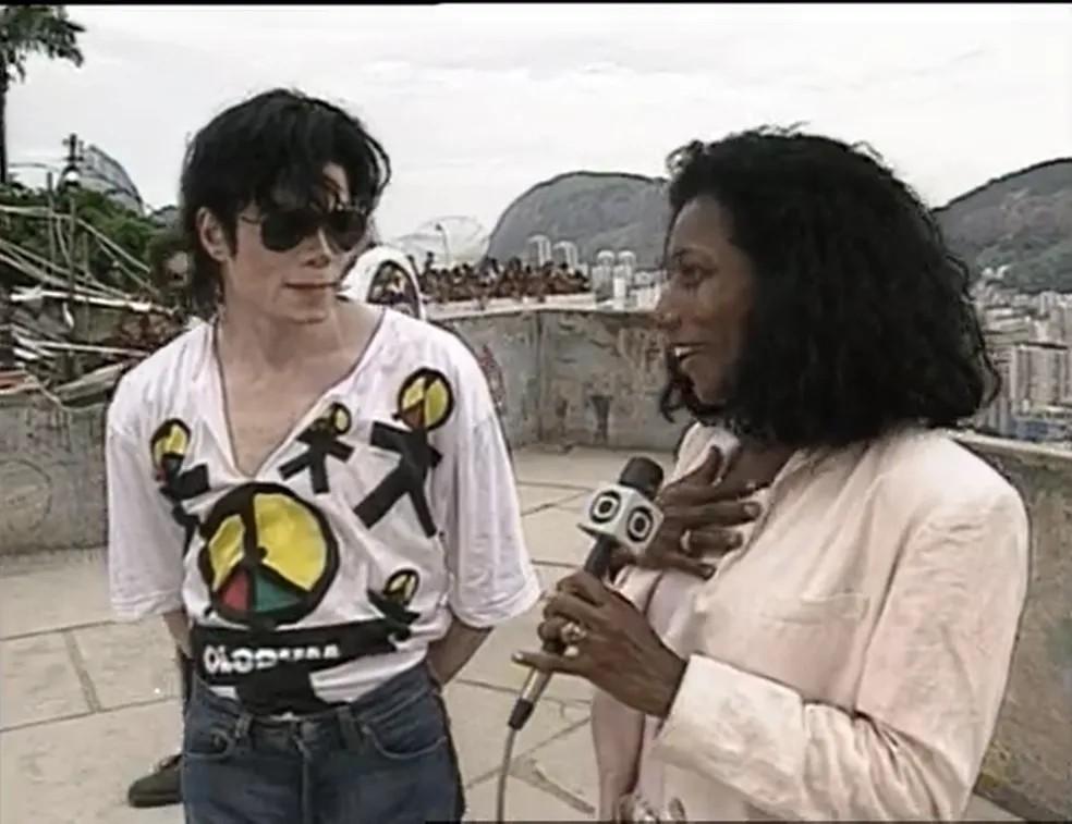 Gloria Maria entrevistou Michael Jackson