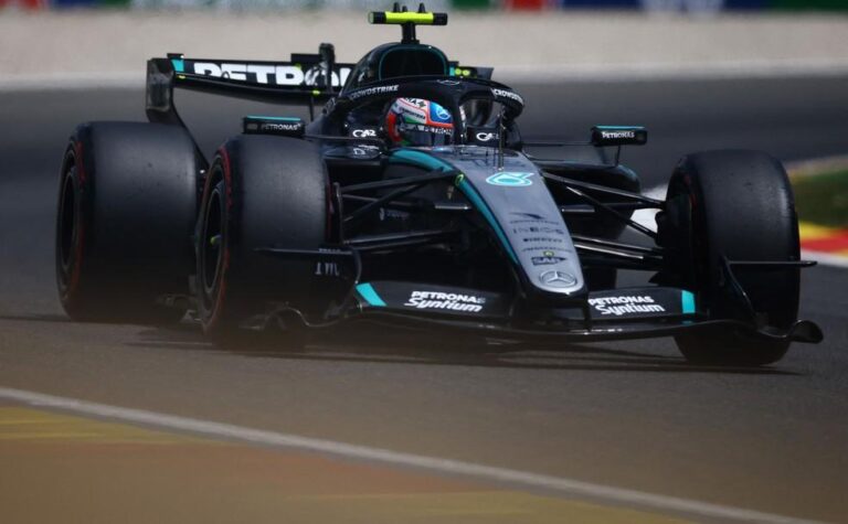 GP da Bélgica: Antonelli Domina Treino Livre e Hamilton Enfrenta Acidente